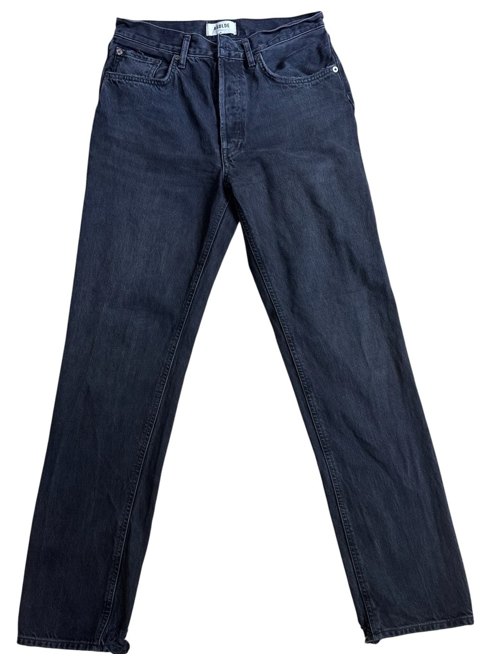 AGOLDE Organic Cotton Straight Leg Dark Wash Jeans Size 26